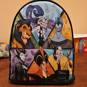 Disney Loungefly Villains Mini Backpack